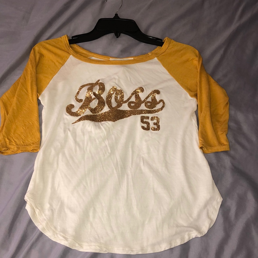 glittery tee